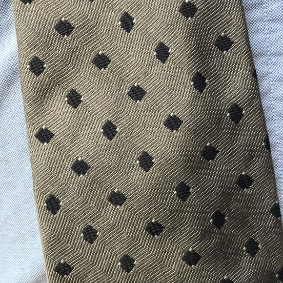 🚨B2G1 LAUREN RALPH LAUREN Gray Black Tie - Picture 2 of 4